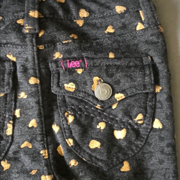 Lee Grey Gold Heart Pants - Picture 5 of 6